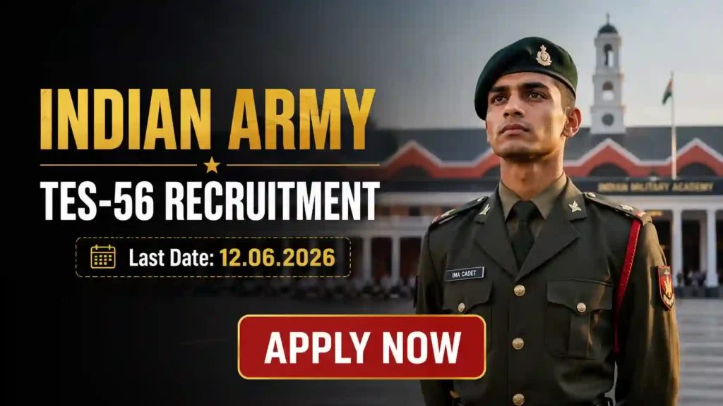 DSSC Recruitment 2026 JOB JUNCTION Indian Army TES-56 Recruitment 2026 Notification