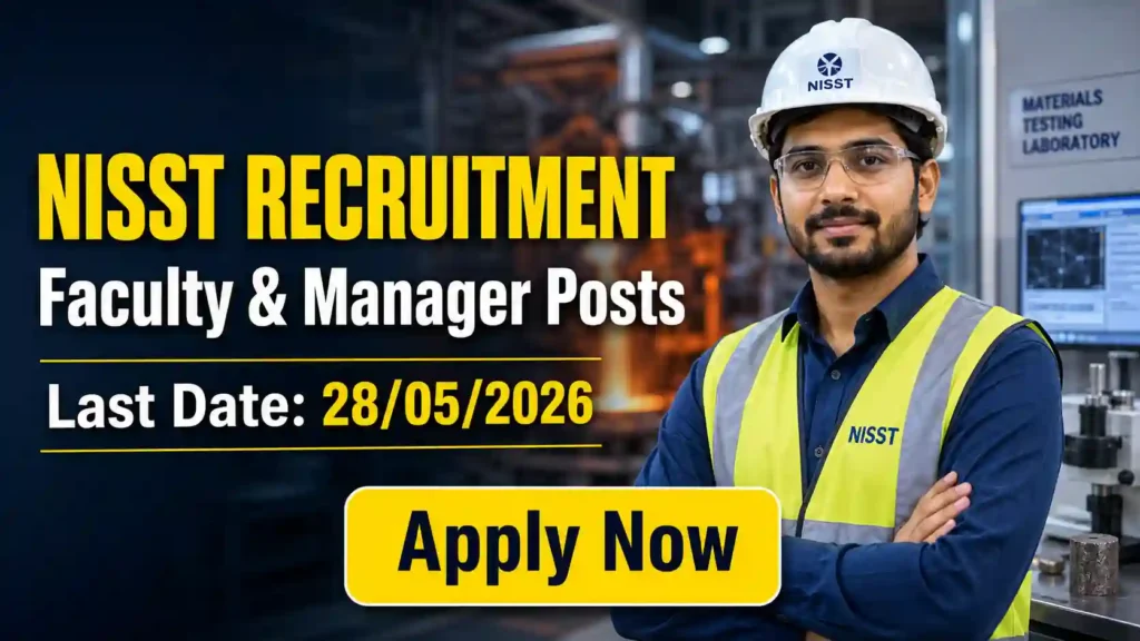 RITES Recruitment May 2026 JOB JUNCTION NISST Recruitment 2026 Notification