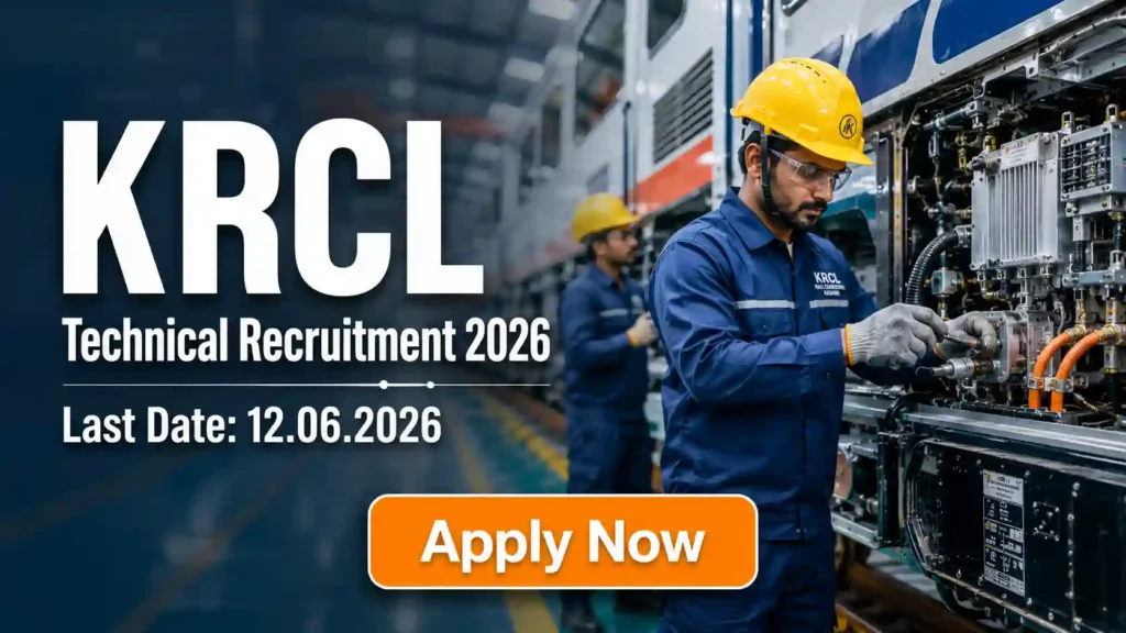 RITES Recruitment May 2026 JOB JUNCTION KRCL Recruitment May 2026 Notification