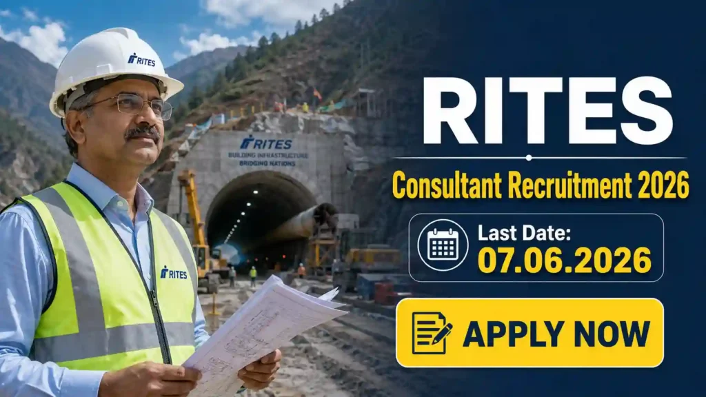 RITES Recruitment May 2026 JOB JUNCTION RITES Recruitment May 2026 Notification