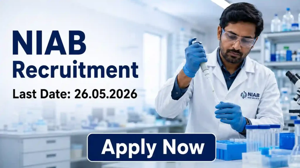 NIAB Recruitment 2026 JOB JUNCTION NIAB Recruitment 2026 Notification