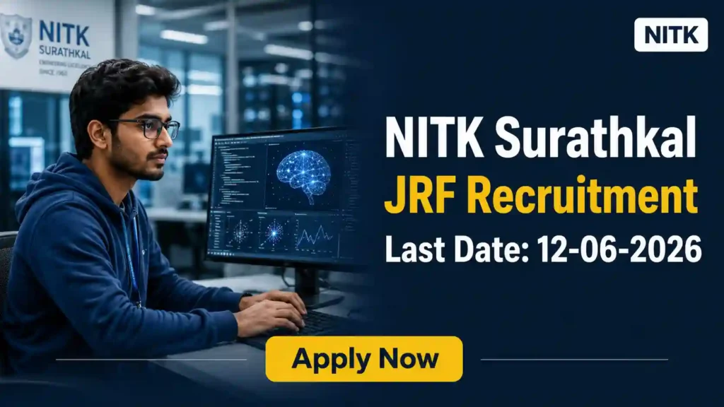 SECR Recruitment 2026 JOB JUNCTION NIT Karnataka JRF Recruitment 2026 Notification