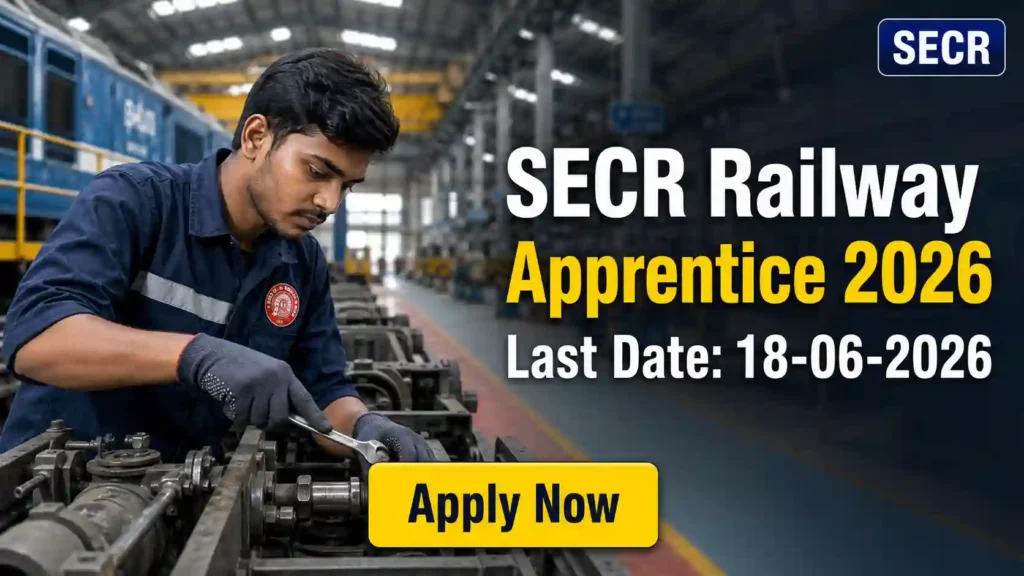 SECR Recruitment 2026 JOB JUNCTION SECR Recruitment 2026 Notification