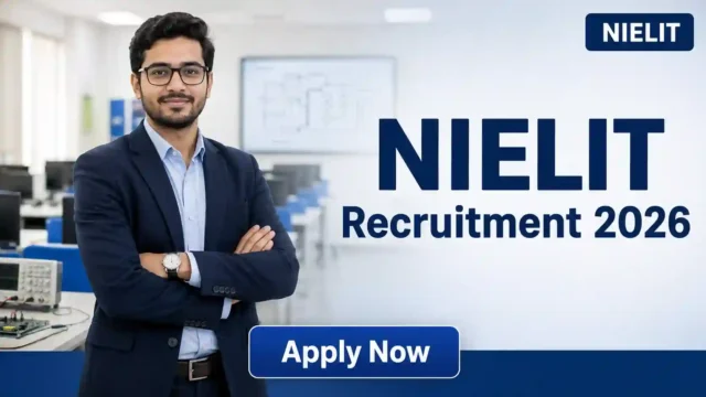 NIELIT Recruitment 2026 JOB JUNCTION NIELIT Recruitment 2026 Notification