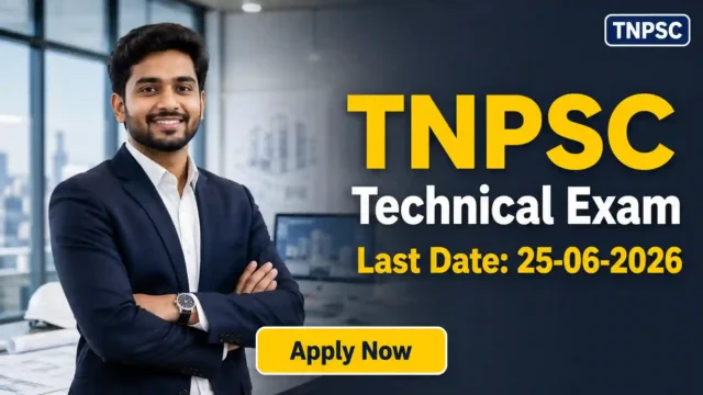 TNPSC Technical Recruitment 2026 JOB JUNCTION TNPSC Technical Recruitment 2026 Notification