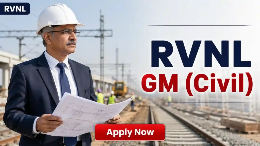 RGIPT Procurement Executive Recruitment 2026 JOB JUNCTION RVNL GM Civil Recruitment 2026 Notification