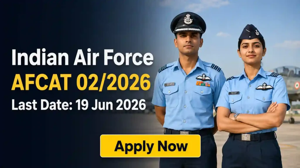 IAF AFCAT Recruitment 2026 JOB JUNCTION IAF AFCAT Recruitment 2026 Notification