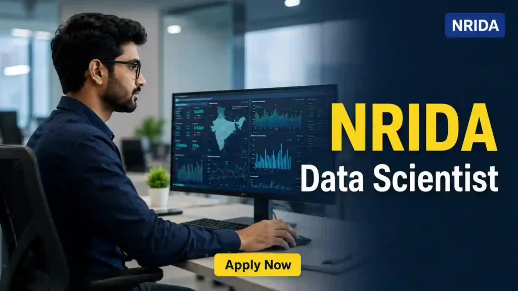 NRIDA Data Scientist Recruitment 2026 JOB JUNCTION NRIDA Data Scientist Recruitment 2026 Notification