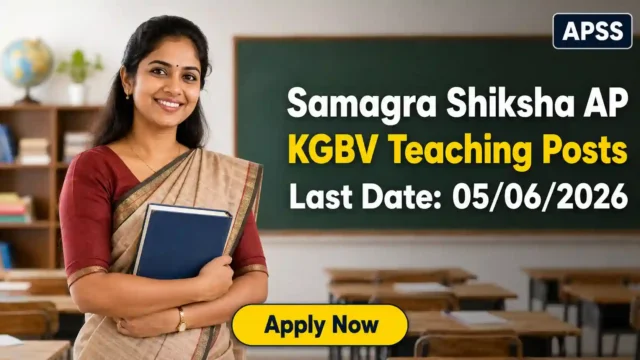 AP KGBV Recruitment May 2026 JOB JUNCTION AP KGBV Recruitment May 2026 Notification