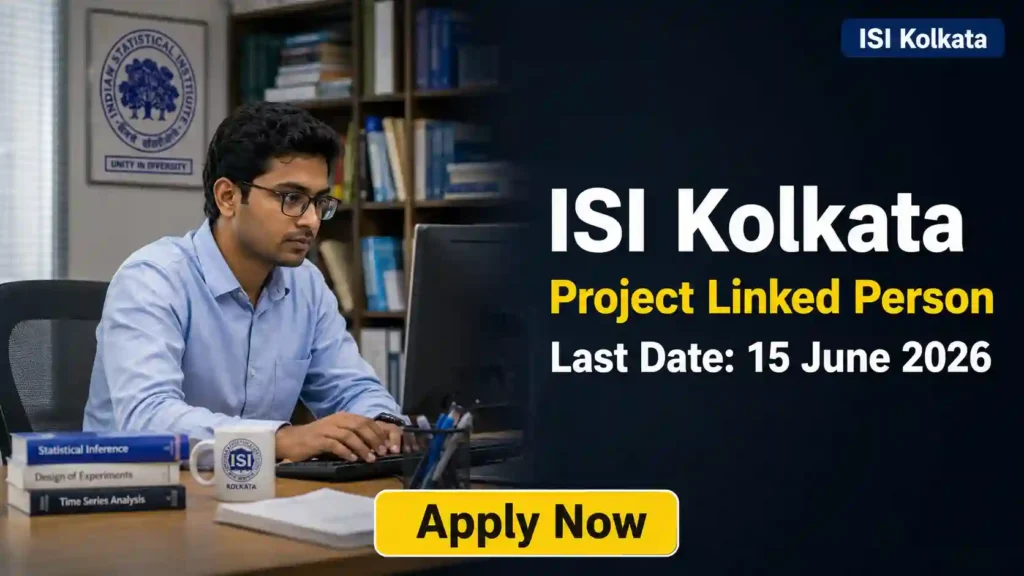 UKSSSC Group C Recruitment 2026 JOB JUNCTION ISI Kolkata Project Linked Person Recruitment 2026 Notification