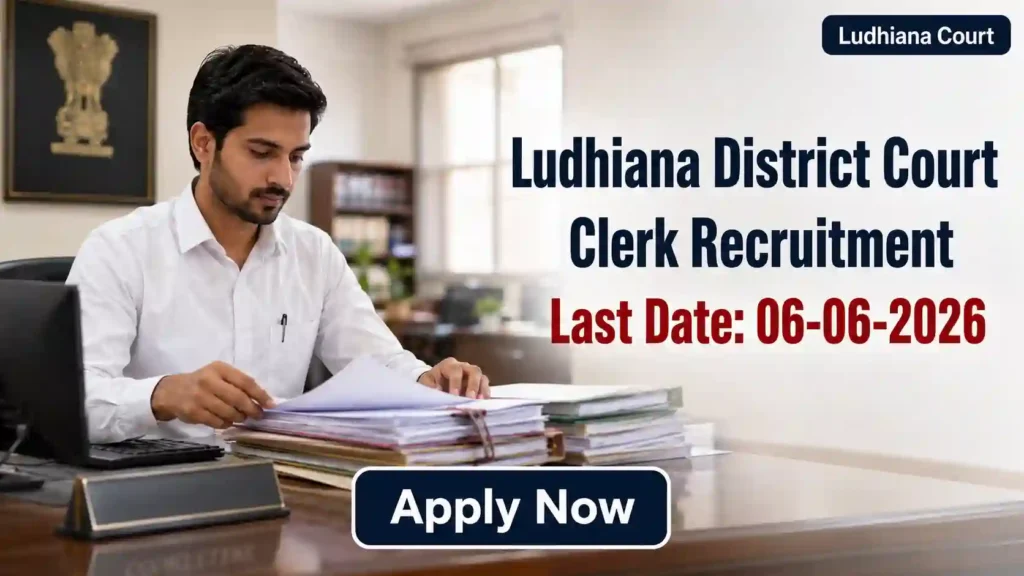 Ludhiana District Court Clerk Recruitment 2026 JOB JUNCTION Ludhiana District Court Clerk Recruitment 2026 Notification