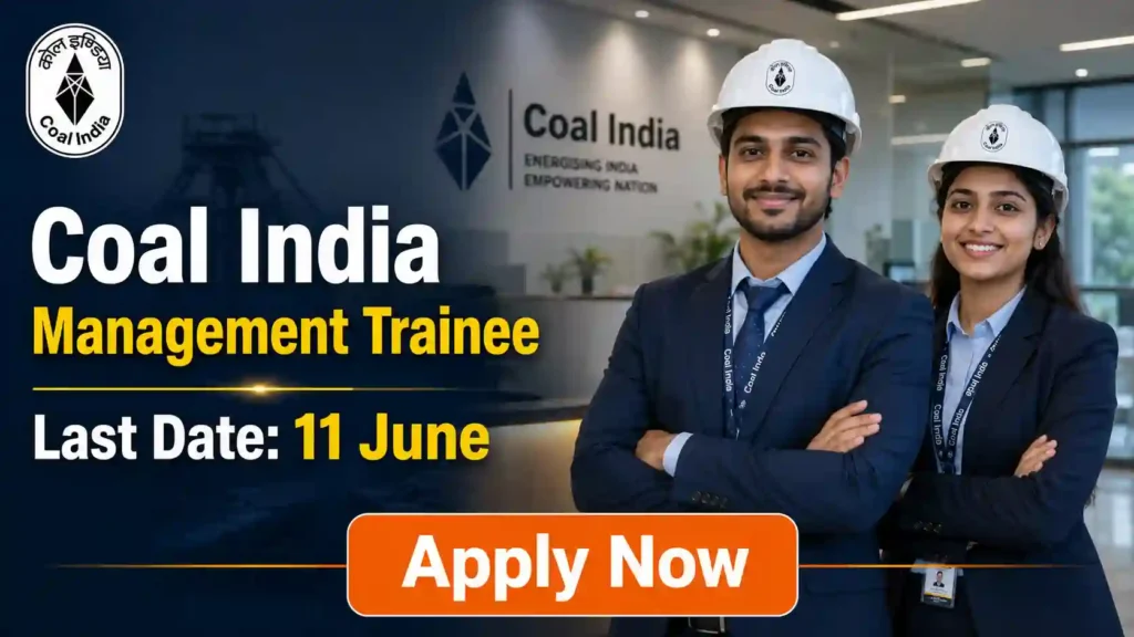 Coal India Management Trainee Recruitment 2026 JOB JUNCTION Coal India Management Trainee Recruitment 2026 Notification
