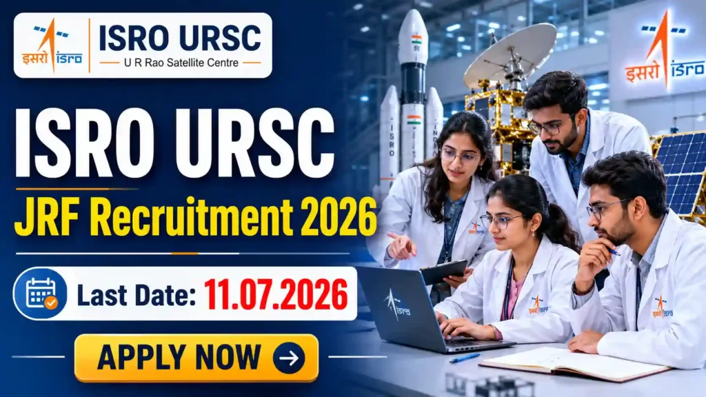 Central Bank of India Apprentice Recruitment 2026 JOB JUNCTION ISRO URSC JRF Recruitment 2026 Notification