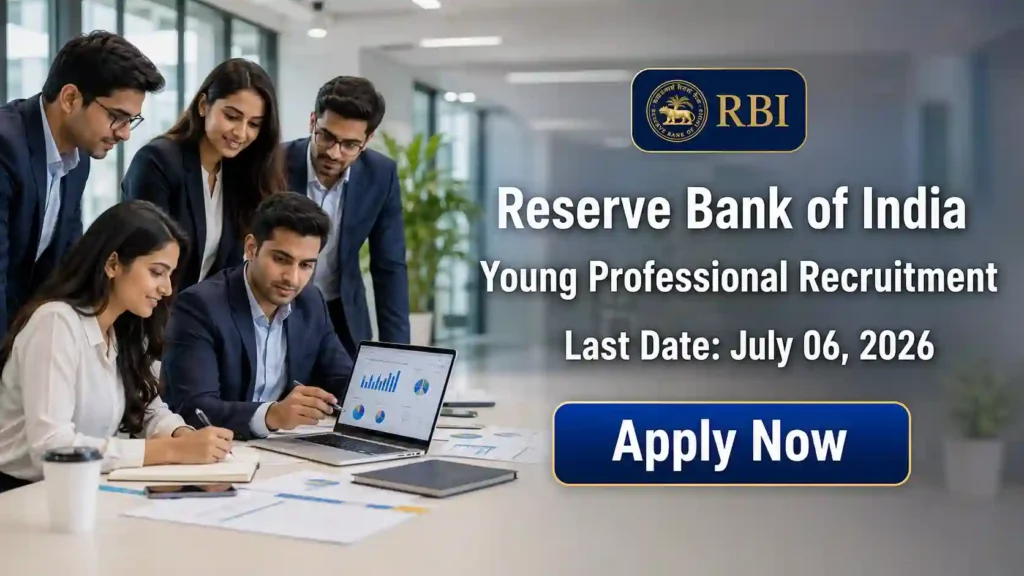 RBI Young Professional Recruitment 2026 JOB JUNCTION RBI Young Professional Recruitment 2026 Notification