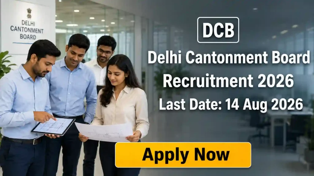 BEL Project Engineer Recruitment June 2026 JOB JUNCTION Delhi Cantonment Board Recruitment 2026 Notification