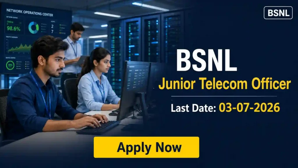 BSNL JTO Recruitment 2026 JOB JUNCTION BSNL JTO Recruitment 2026 Notification