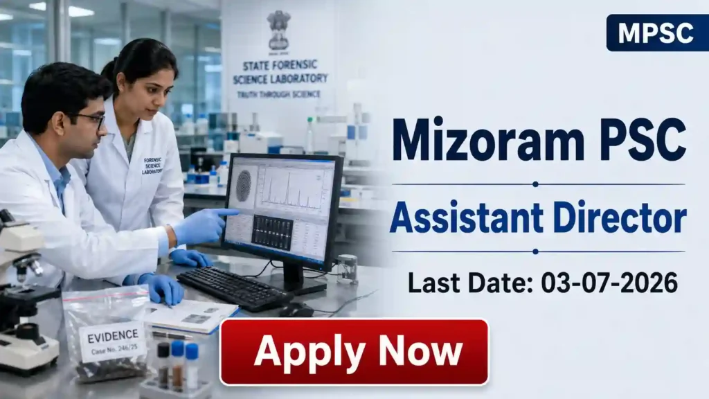 BSNL JTO Recruitment 2026 JOB JUNCTION Mizoram PSC Assistant Director Recruitment 2026 Notification