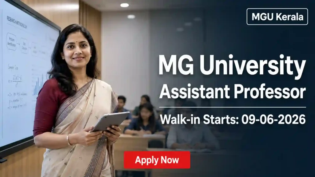 MGU AP Recruitment 2026 JOB JUNCTION MGU AP Recruitment 2026 Notification