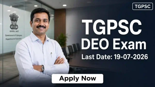 TGPSC DEO Recruitment 2026 JOB JUNCTION TGPSC DEO Recruitment 2026 Notification