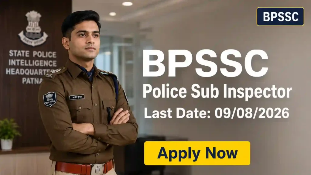RGNAU Professional Trainee Recruitment 2026 JOB JUNCTION BPSSC SI Recruitment 2026 Notification